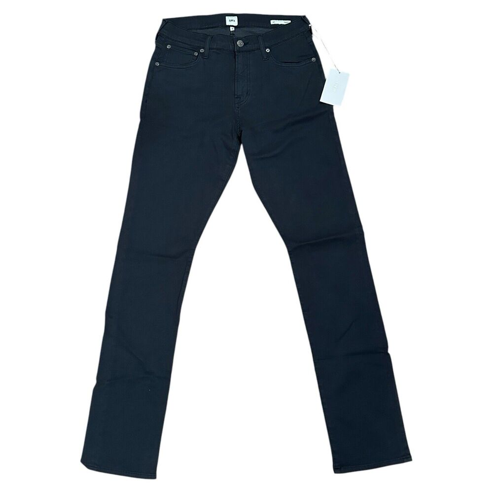 EDWIN‎ Jace Slim Straight Jeans Navy Blue Stretch Minimalist Men's Size 28